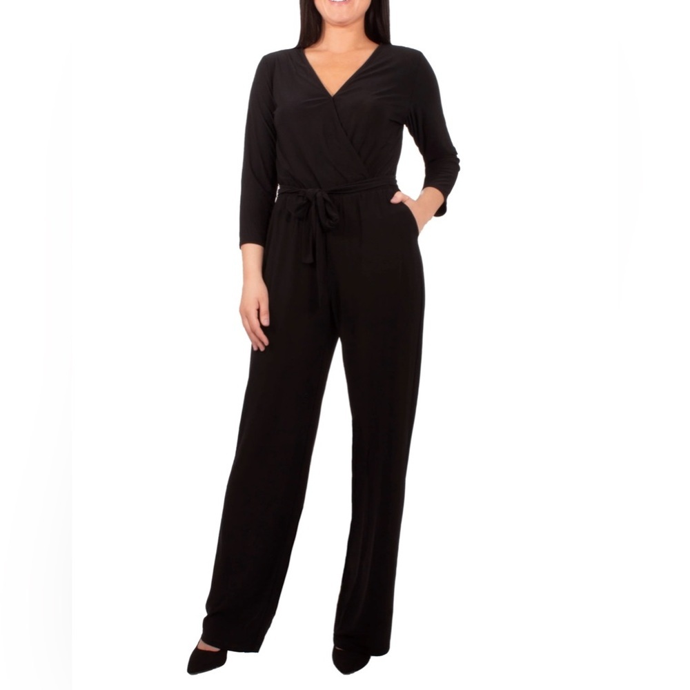 NWT NY Collection Jumpsuit Petite Extra Large